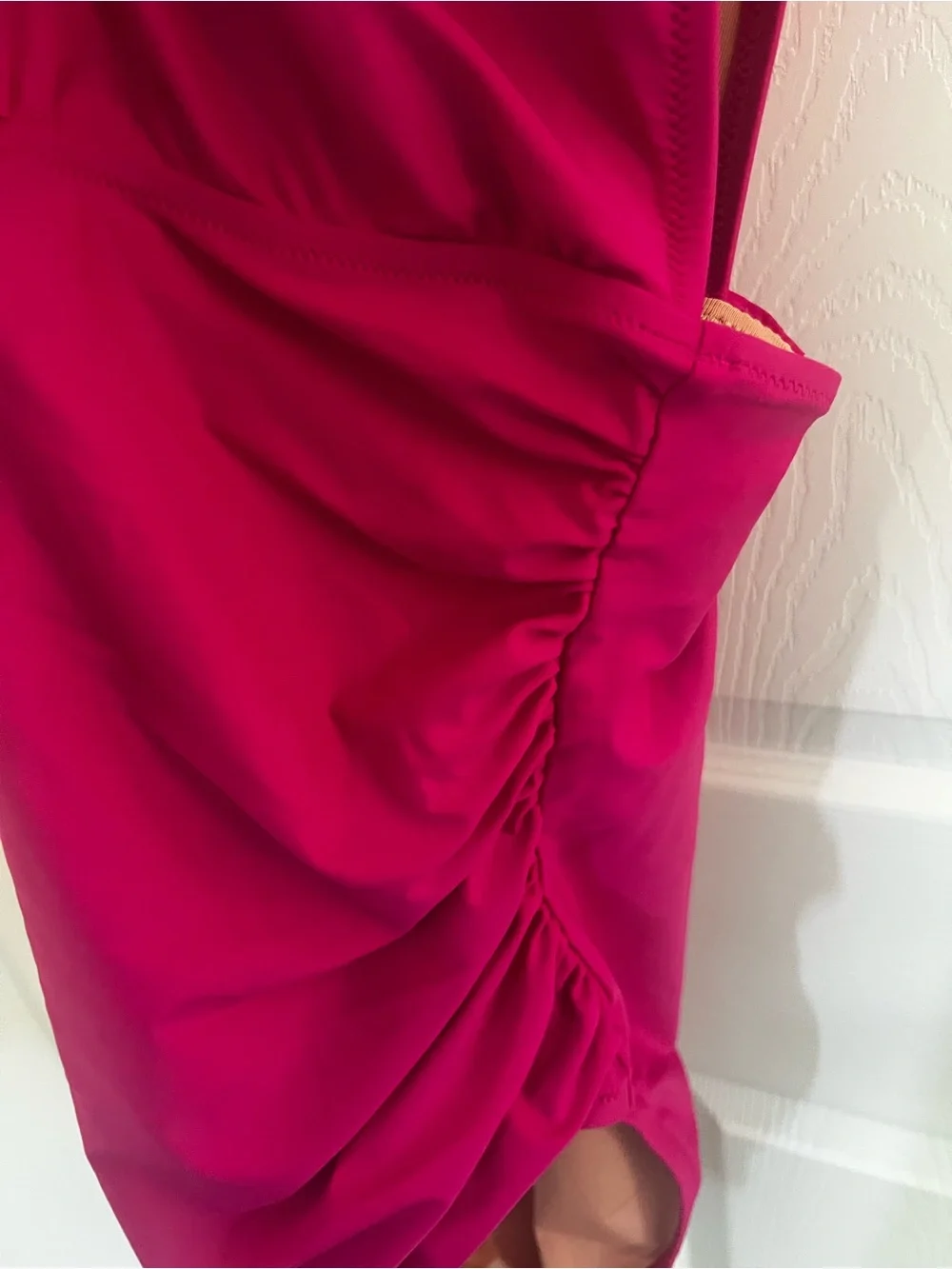J.‎ Crew Magenta Ruffle One-Piece Swimsuit
